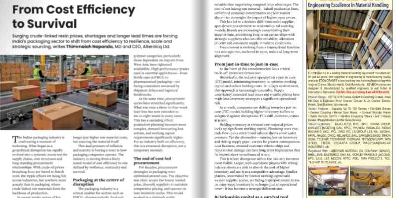 Packaging must prioritize resilience beyond cost efficiency.