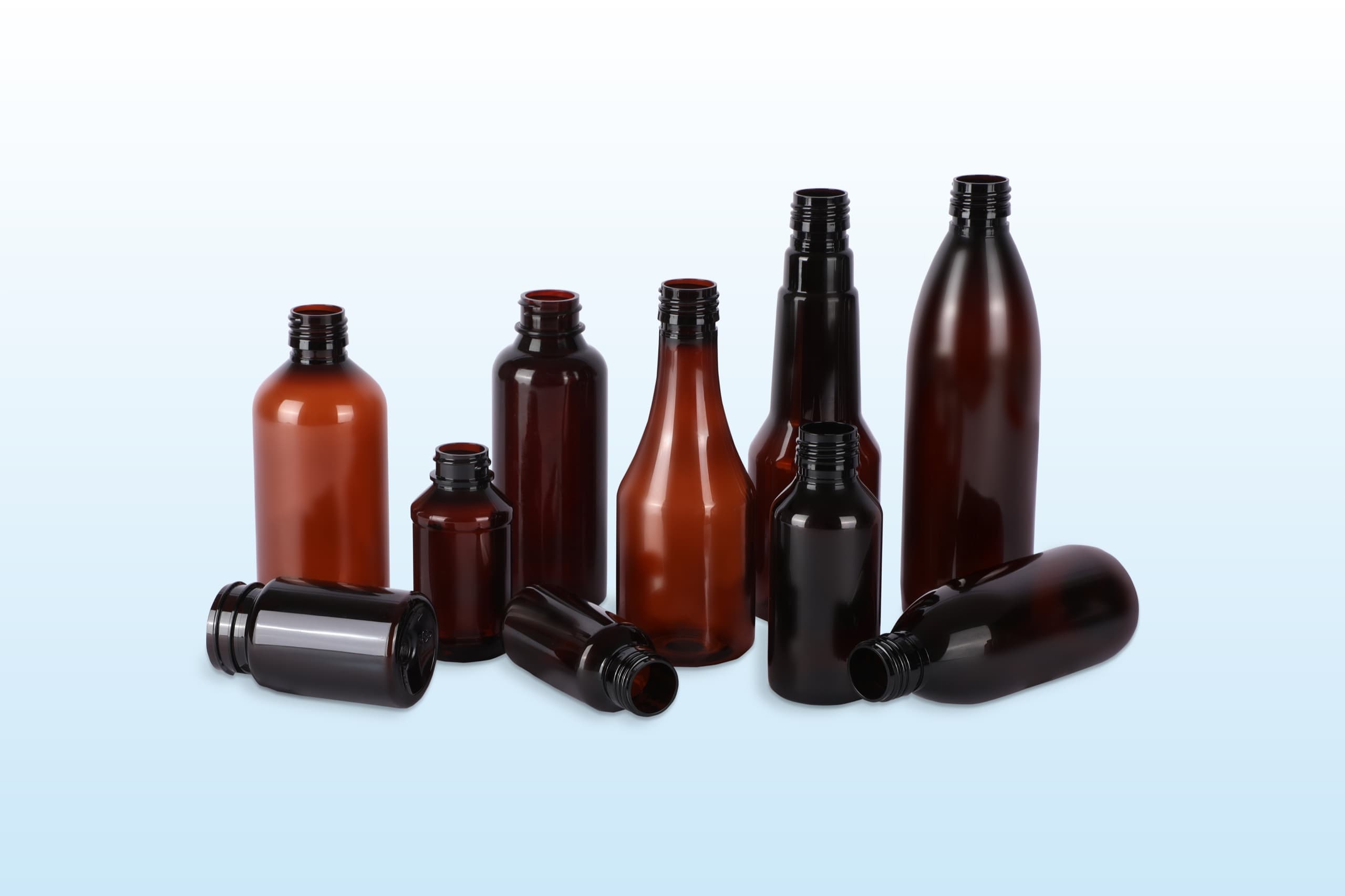 Brown PET Bottles